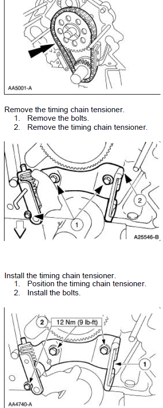 mustang timing chain