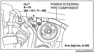 mazda 3 power steering pipe