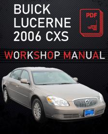 BUICK LUCERNE 2006 CXS WORKSHOP MANUAL
