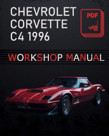 CHEVROLET CORVETTE C4 1984–1996 WORKSHOP MANUAL